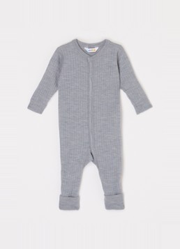 Joha Jongens Babypak van merino wol in de kleur Grijs, maat: 62