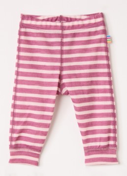 Joha Meisjes Legging in wolblend met print in de kleur Roze, maat: 92