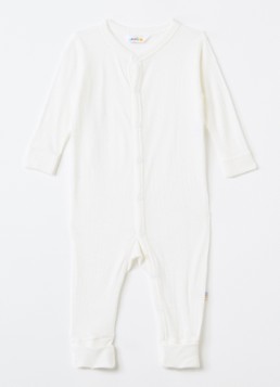 Joha Meisjes Babypak van merino wol in de kleur Gebroken wit, maat: 62