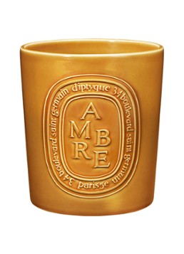 DIPTYQUE Ambre Giant Scented Candle - geurkaars 1500 gram Goud - Deal