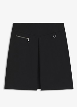 BOSS Dames Minirok met plooien in de kleur Zwart