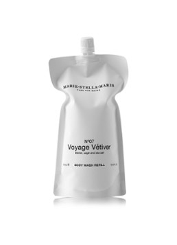 Marie-Stella-Maris No.07 Voyage Vétiver douchegel navulling 500 ml Wit 500 ml Verzorging - Deal