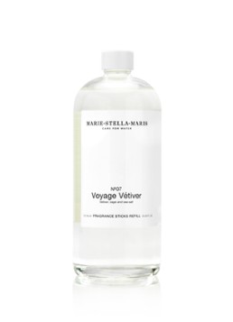 Marie-Stella-Maris No. 07 Voyage Vétiver Fragrance Sticks - geurstokjes navulling 750 ml Transparant - Deal