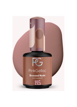 Pink Gellac 195 Bronzed Nude - gel nagellak 195 Bronzed Nude 1 MAAT Make-up - Deal