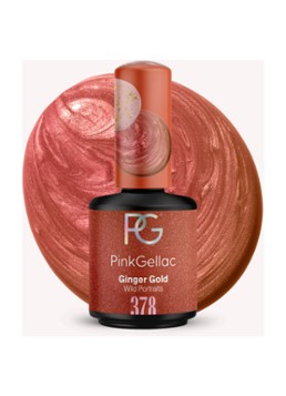 Pink Gellac 378 Ginger Gold - gel nagellak 378 Ginger Gold 1 MAAT Make-up - Deal