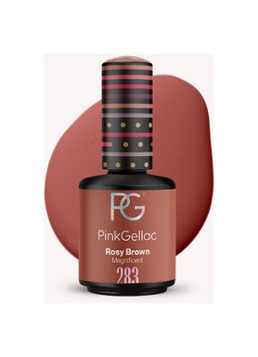 Pink Gellac 283 Rosy Brown - gel nagellak 283 Rosy Brown 1 MAAT Make-up - Deal