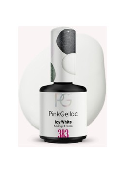 Pink Gellac 383 Icy White - gel nagellak 383 Icy White 1 MAAT Make-up - Deal