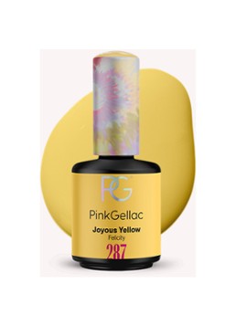 Pink Gellac 287 Joyous Yellow - gel nagellak 287 Joyous Yellow 15 ml Make-up - Deal
