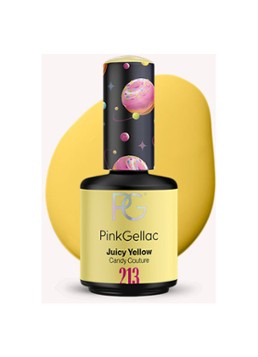 Pink Gellac 213 Juicy Yellow - gel nagellak 213 Juicy Yellow 15 ml Make-up - Deal