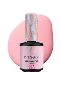 Pink Gellac 265 Milkshake Pink - gel nagellak 265 Milkshake Pink 15 Make-up - Deal