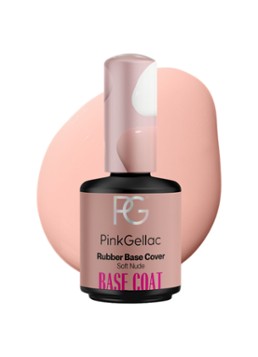 Pink Gellac Soft Nude Rubber Base - base coat gel nagellak Soft Nude 15ML Make-up - Deal
