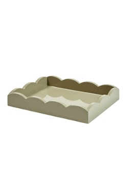 Addison Ross Scallop dienblad 20 x 27 cm Grijs - Deal