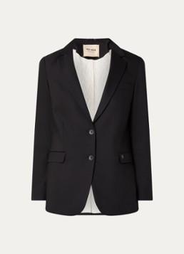 Mos Mosh Dames MMMary Night blazer met klepzakken in de kleur Zwart
