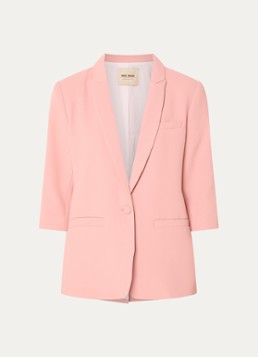 Mos Mosh Dames MMJunie Miley blazer met sjaalkraag en paspelzakken in de kleur Roze