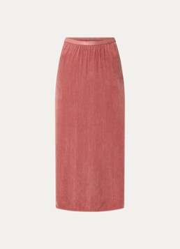 Mos Mosh Dames MMBias Nadie midi rok met split in de kleur Oudroze
