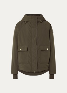 Mos Mosh Dames MMOphelia Cali jack met capuchon in de kleur Donkerbruin