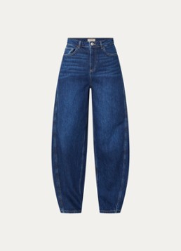 Mos Mosh Dames MMCindy Draciel high waist balloon fit jeans met steekzakken in de kleur Indigo
