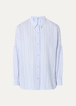Sessùn Dames Botan blouse met streepprint in de kleur Lila
