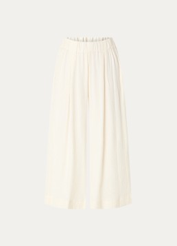 Sessùn Dames Isla Minima culottes van crêpe in de kleur Creme