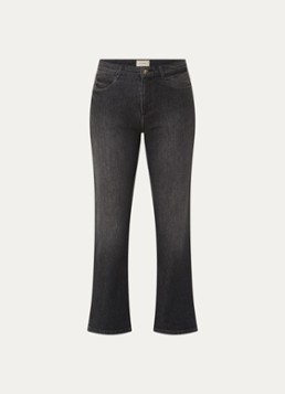 Sessùn Dames Marino high waist straight leg jeans met gekleurde wassing in de kleur Antraciet