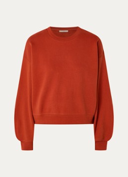 Sessùn Dames Inea sweater met ronde hals in de kleur Steenrood
