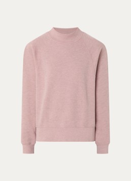 Sessùn Dames Oliveira sweater met opstaande kraag in de kleur Roze