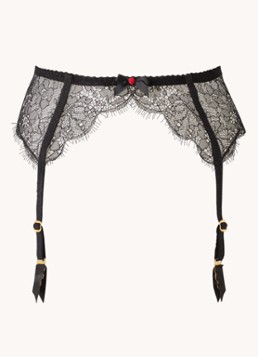 Agent Provocateur Dames Lorna jarretels van kant in de kleur Zwart