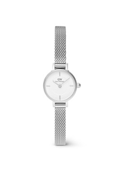 Daniel Wellington Dames Petite Mini horloge DW00100746 in de kleur Zilver, maat: 8 maat