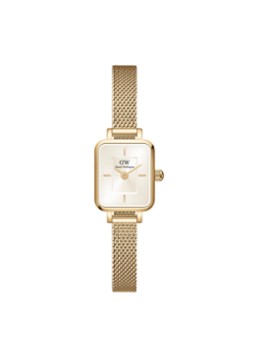 Daniel Wellington Dames Quadro Mini Evergold horloge DW00100656