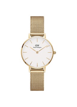 Daniel Wellington Heren Petite Evergold horloge DW00100350 in de kleur Goud, maat: 28 MM