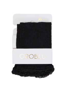 Oroblu Dames Stylish Lace panty in 30 denier in de kleur Zwart, maat: ONE SIZE