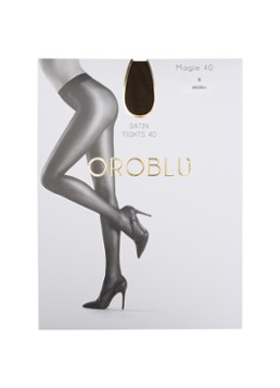 Oroblu Dames Magie panty in 40 denier in de kleur Bruin, maat: S