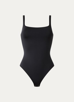 Oroblu Dames Stringbody met ronde hals in de kleur Zwart, maat: S