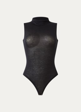 Oroblu Dames Body in kasjmierblend in de kleur Zwart, maat: XL