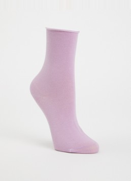 Oroblu Dames Sokken in katoenblend in de kleur Paars, maat: One Size
