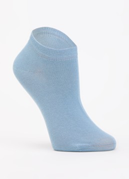 Oroblu Dames Sneakersokken in katoenblend in de kleur Royalblauw, maat: One Size