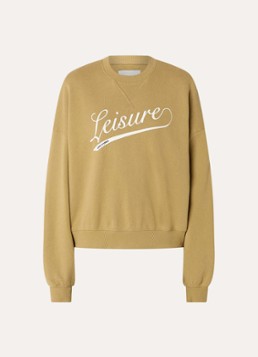 Love Stories Dames Sloane sweater met print in de kleur Lichtbruin, maat: M