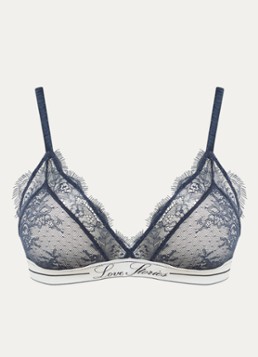 Love Stories Dames Love Lace bralette van kant in de kleur Indigo, maat: 70C/D