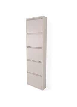Spinder Billy 5 schoenenkast 169 x 50 cm Taupe - Deal