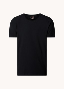 Oscar Jacobson Heren Kyran T-shirt met stretch in de kleur Zwart, maat: XXL