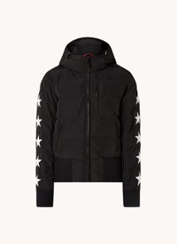 Airforce Dames Taos ski-jas met ritszakken en capuchon in de kleur Zwart, maat: M