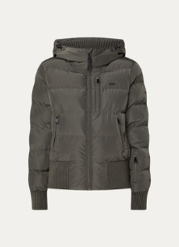 Airforce Dames Taos ski-jas met ritszakken en capuchon in de kleur Lichtbruin, maat: S