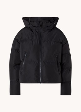 Airforce Dames Sun Peaks ski-jas met afneembare capuchon en ritszakken in de kleur Zwart, maat: M