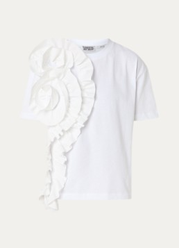 Essentiel Antwerp Dames Jidole T-shirt met applicatie in de kleur Wit