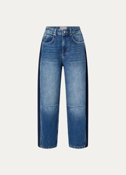 Essentiel Antwerp Dames Kashba high waist balloon fit jeans met medium wassing in de kleur Indigo