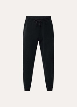 New Balance Heren Regular fit joggingsbroek met logoborduring en steekzakken in de kleur Zwart, maat: XL