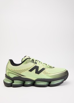 New Balance Heren 2000 sneaker met mesh details in de kleur Lime, maat: 41,5