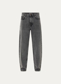 Les Deux Heren Ryder straight fit jeans met gekleurde wassing in de kleur Middengrijs, maat: W34/L32
