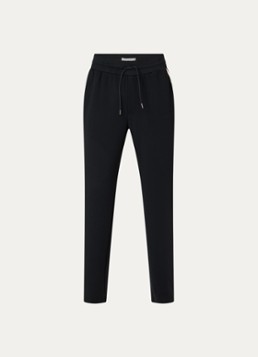 Les Deux Heren Slim fit trainingsbroek met steekzakken in de kleur Zwart, maat: XL