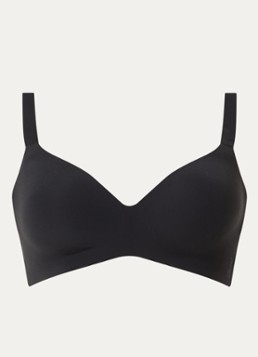 Sloggi Dames Zero feel voorgevormde T-shirt bh met logo in de kleur Zwart, maat: S